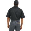 Wrangler Black Sport Western Men’s Collared Short Sleeve Snap Shirt 1071106BK(Black)