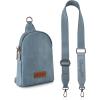 Wrangler Crossbody Sling Bag for Women Fanny Packs Chest Bags for Travel(Classic-jean)