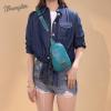 Wrangler Crossbody Sling Bag for Women Fanny Packs Chest Bags for Travel(Classic-turquoise)