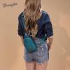 Wrangler Crossbody Sling Bag for Women Fanny Packs Chest Bags for Travel(Classic-turquoise)
