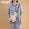 Wrangler Crossbody Sling Bag for Women Fanny Packs Chest Bags for Travel(Explorer-beige Brown)