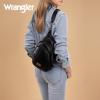 Wrangler Crossbody Sling Bag for Women Fanny Packs Chest Bags for Travel(Explorer-black)