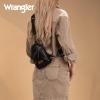 Wrangler Crossbody Sling Bag for Women Fanny Packs Chest Bags for Travel(Urban-black)