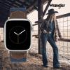 Wrangler® Denim & Leather Band for Apple Watch®, Western Style, Fits all Apple Watch® Series and Sizes(Denim)