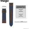 Wrangler® Denim & Leather Band for Apple Watch®, Western Style, Fits all Apple Watch® Series and Sizes(Denim)