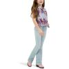 Wrangler Lainey Wilson Girls Boot Hugger Jeans(Bleach Blue Wash)