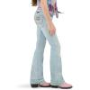 Wrangler Lainey Wilson Girls Boot Hugger Jeans(Bleach Blue Wash)