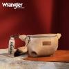 Wrangler Large Fanny Packs for Women Waist Bag Travel Belt Bags Crossbody Sling Purse Brown(A-Khaki)