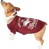 Wrangler Long Live Cowboys Dog T Shirt – Lightweight and Breathable Pullover Dog Shirt – Machine Washable – Layer Under Dog Sweater (L)(Medium)