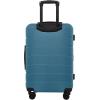 Wrangler Maverick 3 Piece Luggage Set, Silver Sage(Blue Heaven)