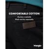 Wrangler Mens 44 Slim Straight Light Wash Jeans(Black Overdye)