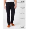 Wrangler Mens 44 Slim Straight Light Wash Jeans(Black Overdye)