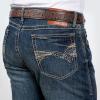 Wrangler Mens 44 Slim Straight Light Wash Jeans(Denim)