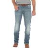 Wrangler Mens 44 Slim Straight Light Wash Jeans(Red Bluff)