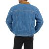 Wrangler Men’s Antique Indigo Sherpa Lined Jacket