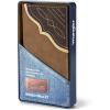 Wrangler Men’s Bifold Wallet with Contrast Corner Patch, Genuine Leather, Gift for Him(Brown Vertical)