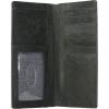 Wrangler Men’s Bifold Wallet with Flip-Out ID Window, Genuine Leather, Gift for Him(Black Metal Logo Traveler)