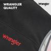 Wrangler Men’s Big and Tall Polar Fleece Zip Up Sleeveless Vest(Blk/Lt Grey)