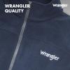 Wrangler Men’s Big and Tall Polar Fleece Zip Up Sleeveless Vest(Navy/Lt Grey)