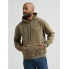 Wrangler Men’s Blue Sleeve Logo Hoodie(Burnt Olive)