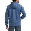 Wrangler Men’s Blue Sleeve Logo Hoodie(Dark Denim Blue)