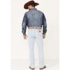 Wrangler Men’s Cowboy Cut Active Flex Slim Fit Jean(Bleach)