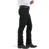 Wrangler Men’s Cowboy Cut Silver Edition Slim Fit Boot Cut Jean(Black)