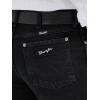 Wrangler Men’s Cowboy Cut Silver Edition Slim Fit Boot Cut Jean(Black)