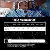 Wrangler Men’s Full Grain Genuine Leather 35mm Thick Casual Belt for Jeans, Pants(35mm Light Brown)