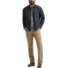 Wrangler Mens Iconic Denim Regular Fit Snap Shirt(Canyon Wash)