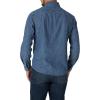 Wrangler Mens Iconic Denim Regular Fit Snap Shirt(Mid Tint Denim)