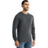 Wrangler Mens Long Sleeve Pocket T-Shirt with UPF(Asphalt)