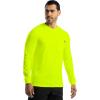 Wrangler Mens Long Sleeve Pocket T-Shirt with UPF(Yellow)