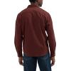 Wrangler Men’s Long Sleeve Shirt(Bitter Chocolate)