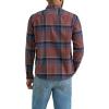 Wrangler Men’s Long Sleeve Shirt(Bitter Chocolate Plaid (Flannel))