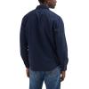 Wrangler Men’s Long Sleeve Shirt(Dark Sapphire)