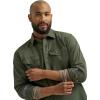 Wrangler Men’s Long Sleeve Shirt(Thyme (Twill))