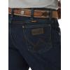 Wrangler Men’s Premium Performance Advanced Comfort Cowboy Cut Stone Bleach Jean(Dark Tint)