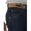 Wrangler Men’s Premium Performance Advanced Comfort Cowboy Cut Stone Bleach Jean(Dark Tint)