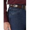 Wrangler Men’s Premium Performance Advanced Comfort Cowboy Cut Stone Bleach Jean(Mid Stone)