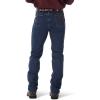 Wrangler Men’s Premium Performance Advanced Comfort Cowboy Cut Stone Bleach Jean(Mid Stone)