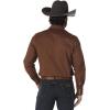 Wrangler Men’s Premium Performance Advanced Comfort Workshirt(Brown)