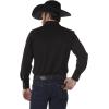 Wrangler Men’s Premium Performance Advanced Comfort Workshirt(Solid Black)