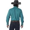 Wrangler Men’s Premium Performance Advanced Comfort Workshirt(Turquoise)