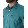 Wrangler Men’s Premium Performance Advanced Comfort Workshirt(Turquoise)