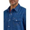 Wrangler Men’s Rawhide Flannel Lined Workshirt(Denim)