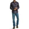 Wrangler Mens Slim Bootcut Jean(Mid Wash)
