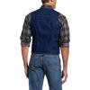 Wrangler Men’s Unlined Denim Vest(Denim)