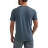 Wrangler Men’s Western Crew Neck Short Sleeve Tee Shirt(Midnight Navy Heather)