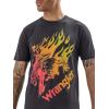 Wrangler Men’s X Hot Wheels Flaming Bronco Tee(Black)